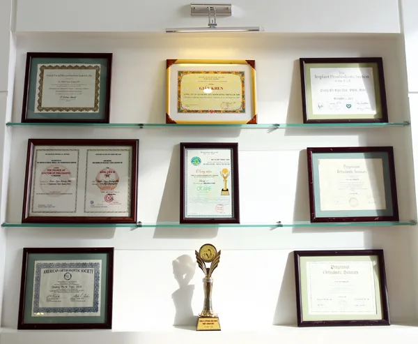 Chứng nhận chuyên ngành của BS Trần Ngọc Quảng Phi