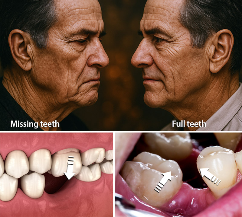 Harmful Effects of Tooth Loss