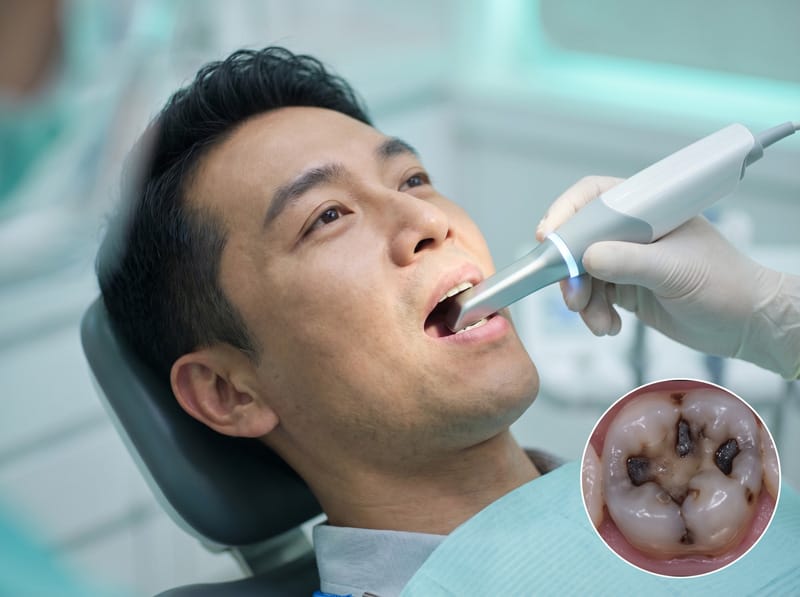 khám răng sâu