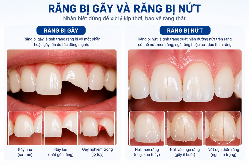 răng nứt gãy