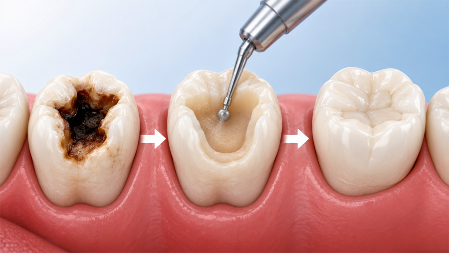 sâu răng nên nhổ hay nên chữa 2