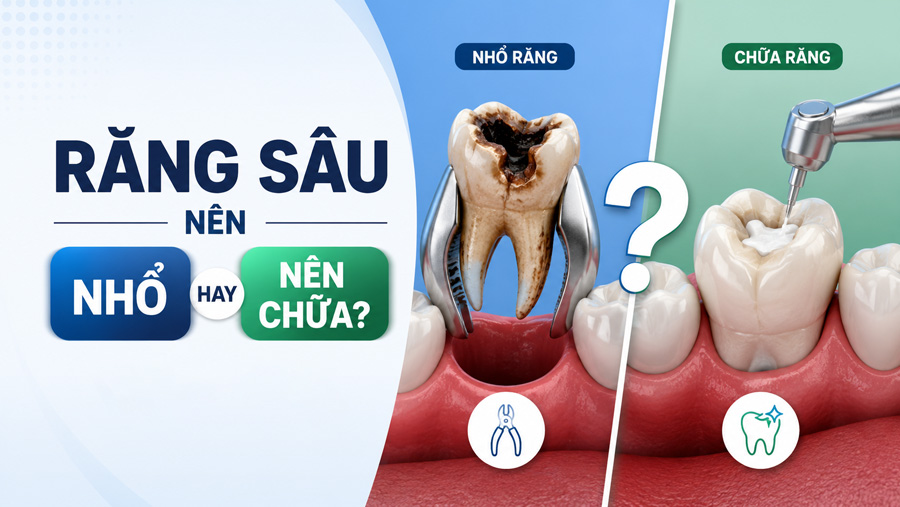 Sâu răng nên nhổ hay nên chữa
